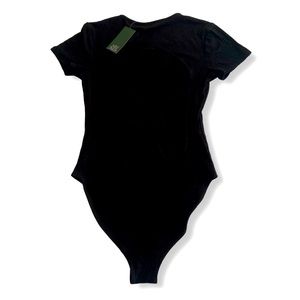 NWT Wild Fable Body Suit Black w/ Cutout Back
